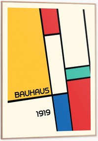 Nástenná dekorácia v ráme Bauhaus