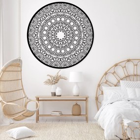 Luxusná drevená mandala na stenu 3D dekorácia do interiéru | HELA: HDF - Orech 30 cm 4341-79186 HDF0342
