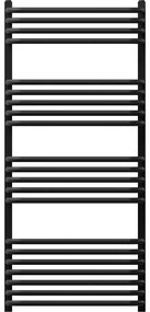 Mexen Apollo, vykurovacie teleso 1210 x 550 mm, 638 W, čierna, W117-1210-550-00-70