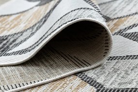 Koberec SIZAL COOPER Mozaika 22208 ecru/čierny