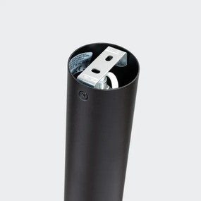 Sollux SL.1411 - Bodové svietidlo NERO 1xGU10/10W/230V 22,5 cm čierna/zlatá