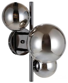 ITALUX WL-406007-3A-BCR - Nástenné svietidlo CANELLO 3xG9/5W/230V čierna