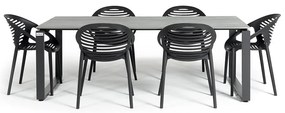 Záhradná súprava nábytku so 6 stoličkami Le Bonom Joanna Strong