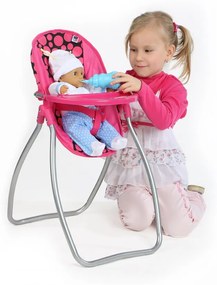 Jedálenská stolička a hojdačka 2v1 pre bábiky PlayTo Isabella (poškodený obal)