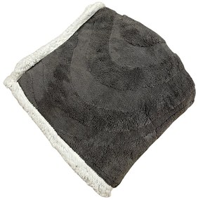 Deka luxury baranková z mikroplyšu tmavo sivá 150x200cm TiaHome