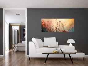 Obraz - Divoké kvety (120x50 cm)