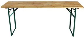 10 x Pivný set 220 x 50 x 25 cm 3 nohy na lavici