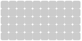 Samolepky na okno 50 ks 10x10 cm Square Blackout – Ambiance