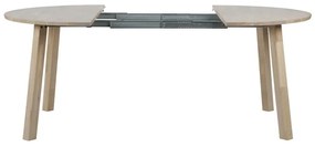 Rozkladací jedálenský stôl WOOOD Lange, ⌀ 120 cm