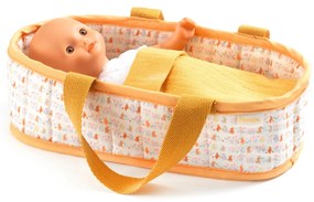 Mini Pomea – bábika Sasha v prešívanom košíku