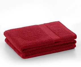 Bavlnený uterák DecoKing Mila 30 x 50 cm červený