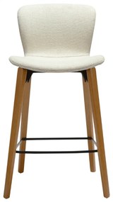 PARAGON ČALÚNENÁ BAROVÁ STOLIČKA white/oak