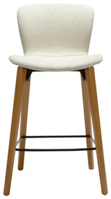 PARAGON ČALÚNENÁ BAROVÁ STOLIČKA white/oak