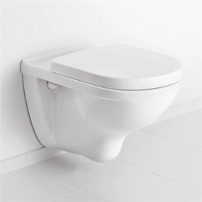 VILLEROY &amp; BOCH O.novo závesné WC s hlbokým splachovaním bez vnútorného okraja, 360 x 560 mm, biela alpská, 5660R001