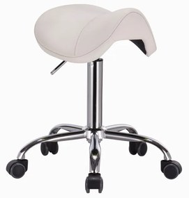 LuxuryForm DESIGN Kozmetický taburet BULL - biely