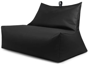 Čierny sedací vak z imitácie kože Icy Sofa – So Soft?