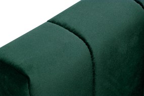 Rozkladacia pohovka Neli - tmavozelený velúr Kronos 19