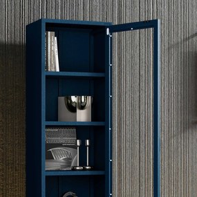 Vitrína  LUIGI, 500 x 1800 x 350 mm, Modern: farba granátová