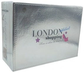 Šperkovnica so zrkadlom LONDON 23x17cm - viac farieb Farba: Zlatá