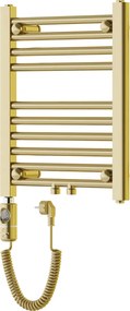 Mexen Mars, elektrické vykurovacie teleso 500 x 400 mm, 300 W, zlatá lesklá, W110-0500-400-2300-50