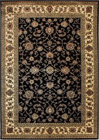 Ayyildiz 120x170 cm Kusový koberec Marrakesh 210 black, čierna, kancelária