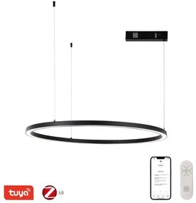 Immax NEO 07215L-LED Stmievateľný luster na lanku FINO 60W/230V 80cm čierna Tuya+DO