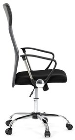 Autronic BONTEC Kancelárska stolička, hojdací mechanizmus, šedá sieťovina, KA-E305 GREY Farba: Šedá