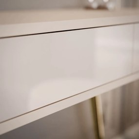 KONZOLA KATHLEEN KAŠMÍR LESKLÝ NA ZLATÝCH NOŽIČKÁCH