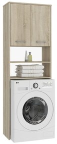 Regál nad pračku Fin dub sonoma