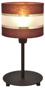 Stolná lampa HELEN 1xE27/15W/230V hnedá/čierna/zlatá