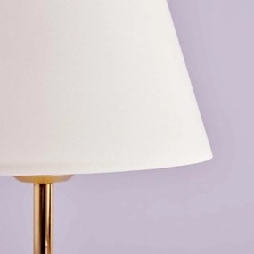 Stolní lampa Shade II bílá/zlatá