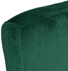 JAKS Barová stolička arako black velvet zelená
