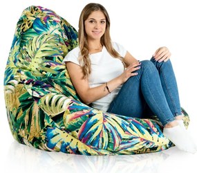 Sedací vak DROP XXL tropic