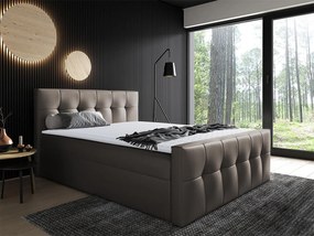 Kontinentálna posteľ Larnaka, Rozmer postele: 160x200, Dostupné poťahy: ekokoža Soft 024