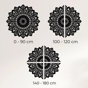 SENTOP | Vyrezávaná drevená dekorácia na stenu mandala vesmír I SENTOP PR0319-B