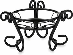 STOJAN NA KVETINÁČ SHANE 21X38 CM ČIERNA