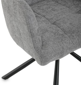 Sada jedálenských stoličiek s vratným mechanizmomDCH-T1122 GREY2, 2 ks
