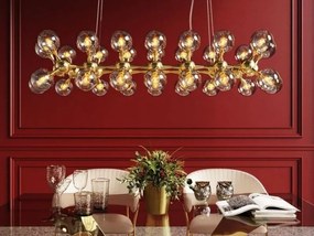 Atomic Balls visiaca lampa zlatá 140 cm