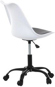 Autronic BONTEC Kancelárska stolička, výškovo nastaviteľná, šedá plast, KA-X7055 GREY Farba: Biela