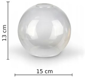 Prisadený luster STAR 5xE27/60W/230V čierna/číra