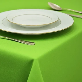 Dekorstudio Obrus na stôl - jablkovo zelený Rozmer obrusu (šírka x dĺžka):  110x110cm | BIANO