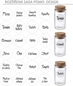 Hranatá korenička s bambusovým viečkom (100 ml) VILDE 5,5 x 5,5 x 7,5 cm