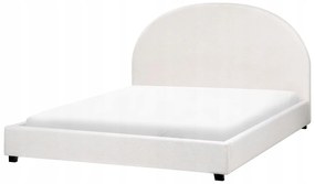 Beliani Vodná posteľ VAUCLUSE 160 x 200 cm Krémová biela manželská