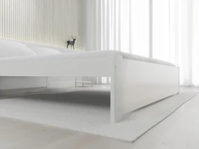 Posteľ IKAROS 180 x 200 cm, biela Rošt: S latkovým roštom, Matrac: Matrac COCO MAXI 20 cm
