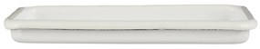 Ib Laursen Smaltovaný podnos White Rim 17 cm