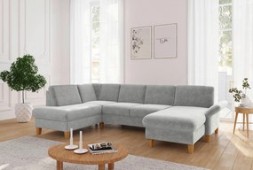 XXXLutz SEDACIA SÚPRAVA, textil, svetlosivá Sit & More - Sedačky - 00014401611V