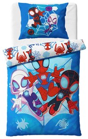 Detské obliečky Spidey Pavúčia Záchrana, 140 x 200 cm, 70 x 90 cm