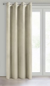 ZATEMŇOVACÍ ZÁVES NA KRÚŽKOCH DARLA SADA 2KS 140X250 CM KRÉMOVÁ