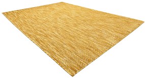 Moderný šnúrkový koberec FISY SIZAL 20776 Cik - cak, žltý