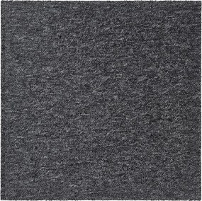 Vopi, Kobercový štvorec Vienna dark grey 7278 50 x 50 cm, chodba / predsieň